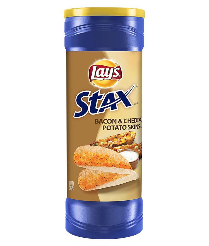 Lays stax mexico bacon cheddar